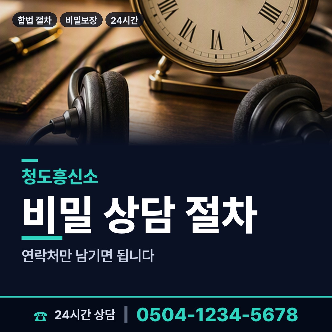 청도 운문면 흥신소의뢰비용 상담 안내